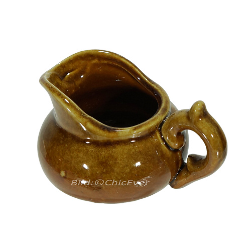 2x Duftlampen Keramik Aromalampen Duftstövchen braun 4177b